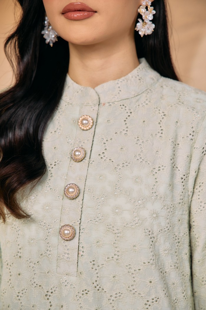 Julia Kurung in Misty Green