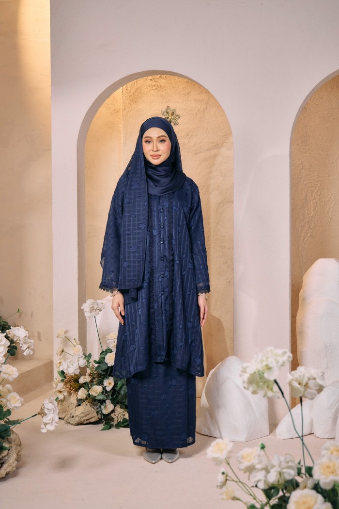 Qartika in Navy Blue