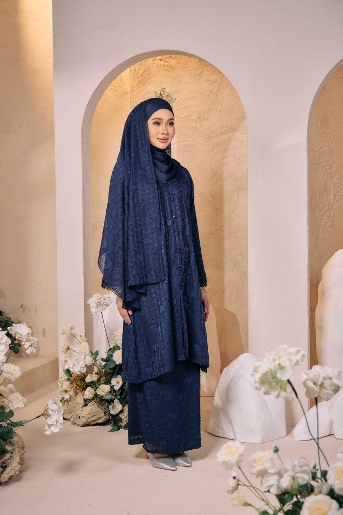 Qartika in Navy Blue